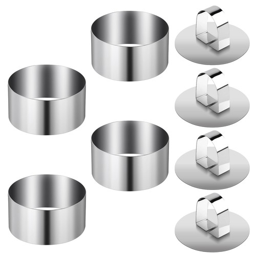 Edelstahl dessertringe set - set, 4