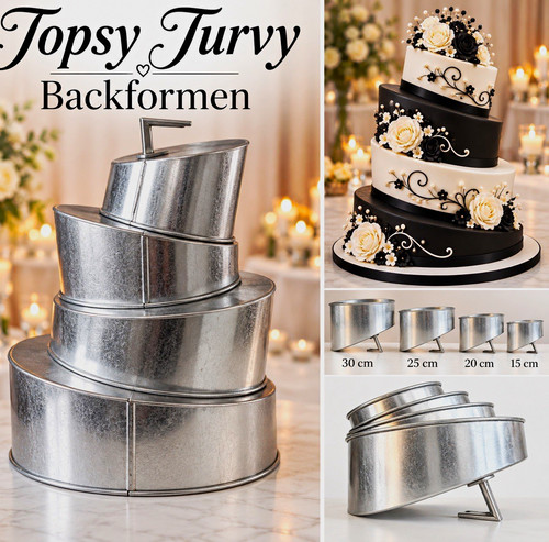 Topsy turvy backformen - turvy, backformen-set