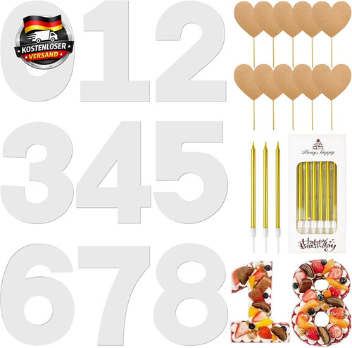Zahlenbackform set für kuchen - set,